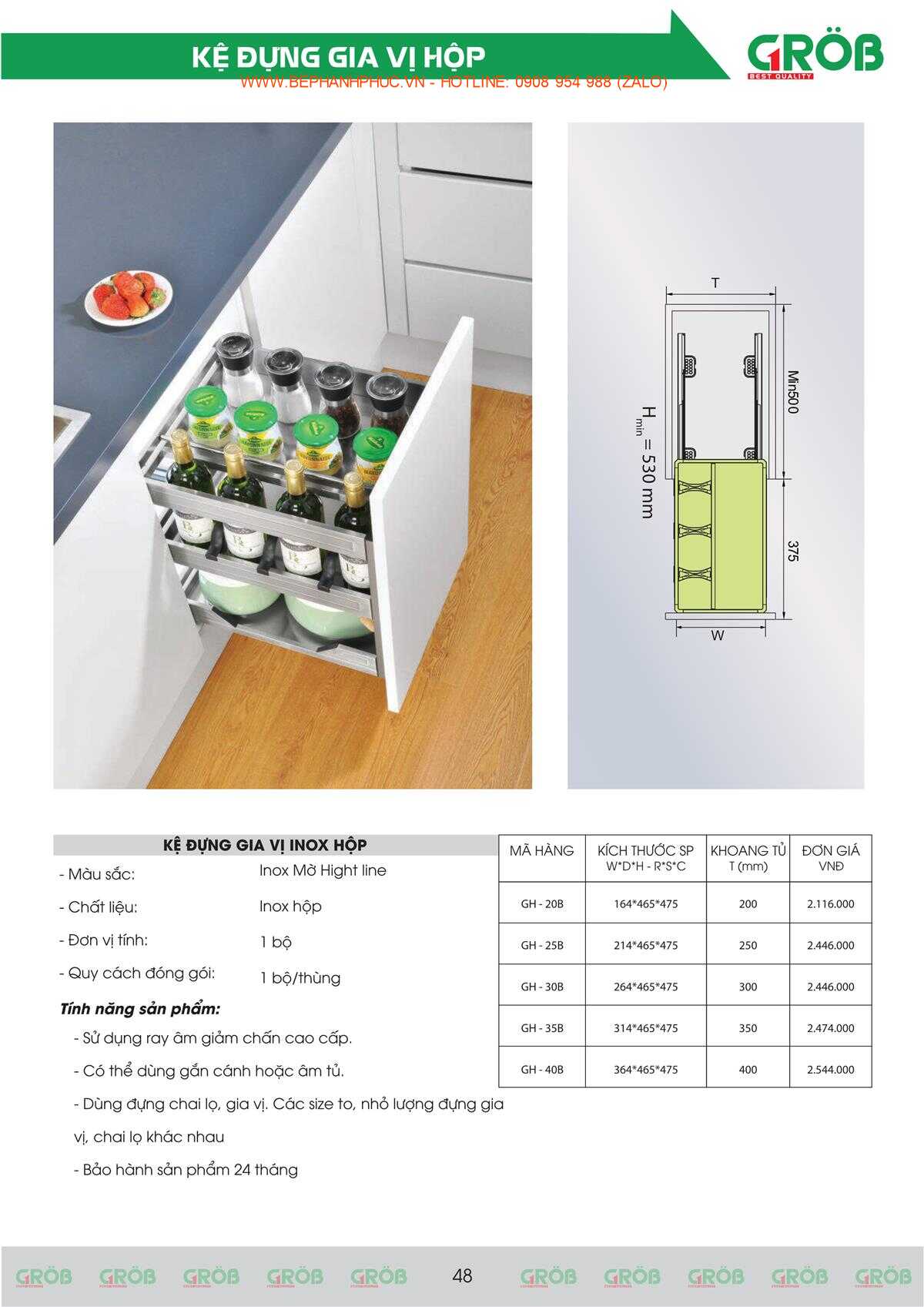 E-Catalogue Grob - Tiện nghi Bền đẹp Thời trang