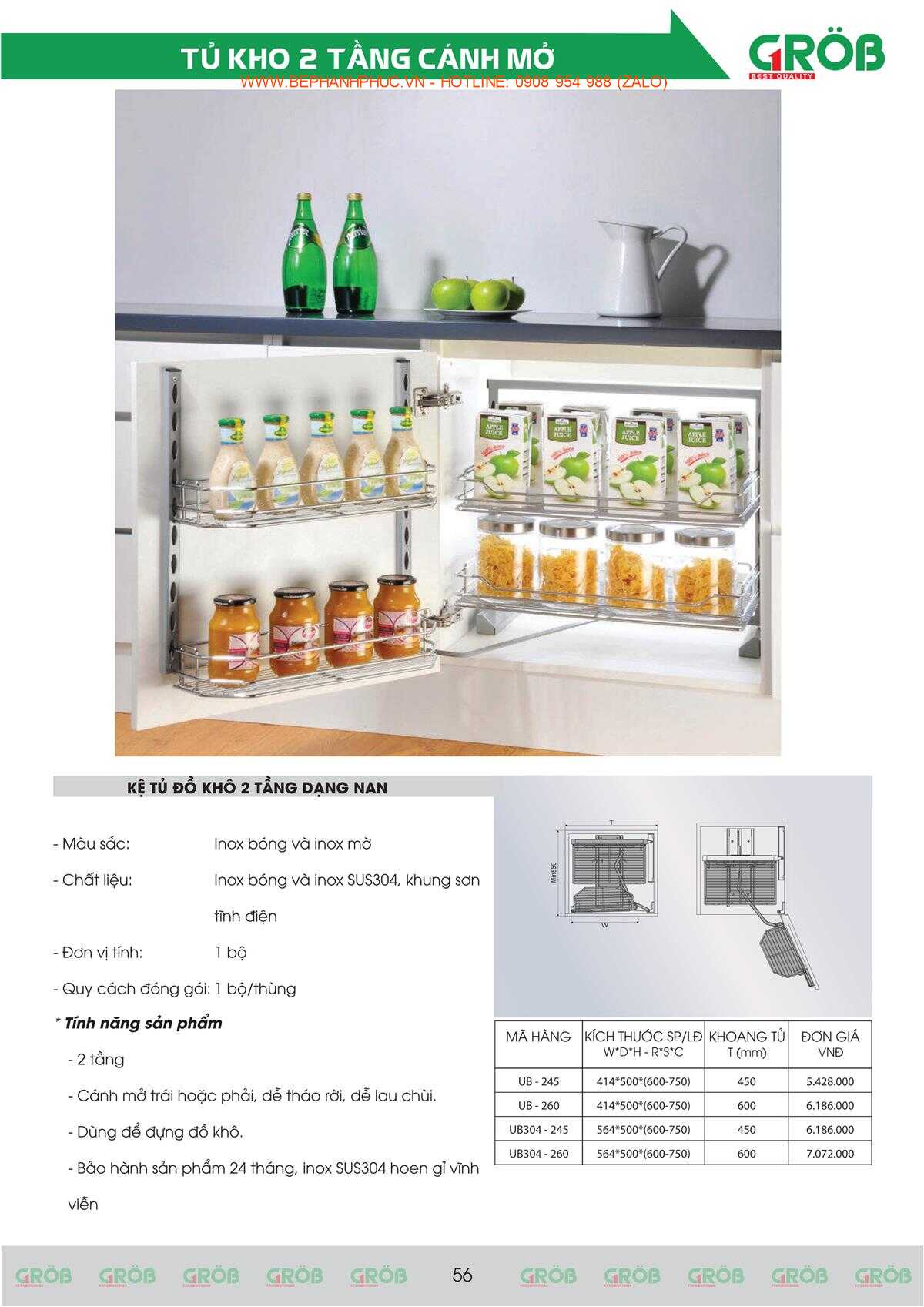 E-Catalogue Grob - Tiện nghi Bền đẹp Thời trang