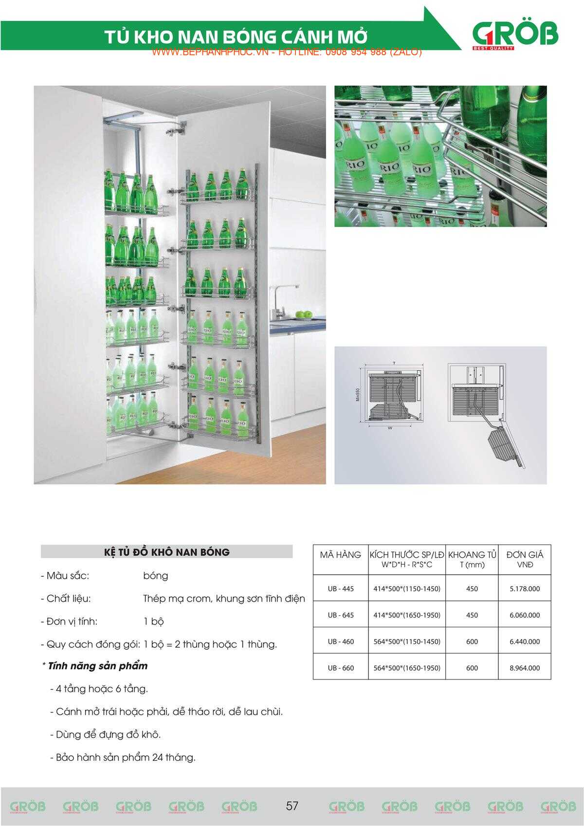 E-Catalogue Grob - Tiện nghi Bền đẹp Thời trang