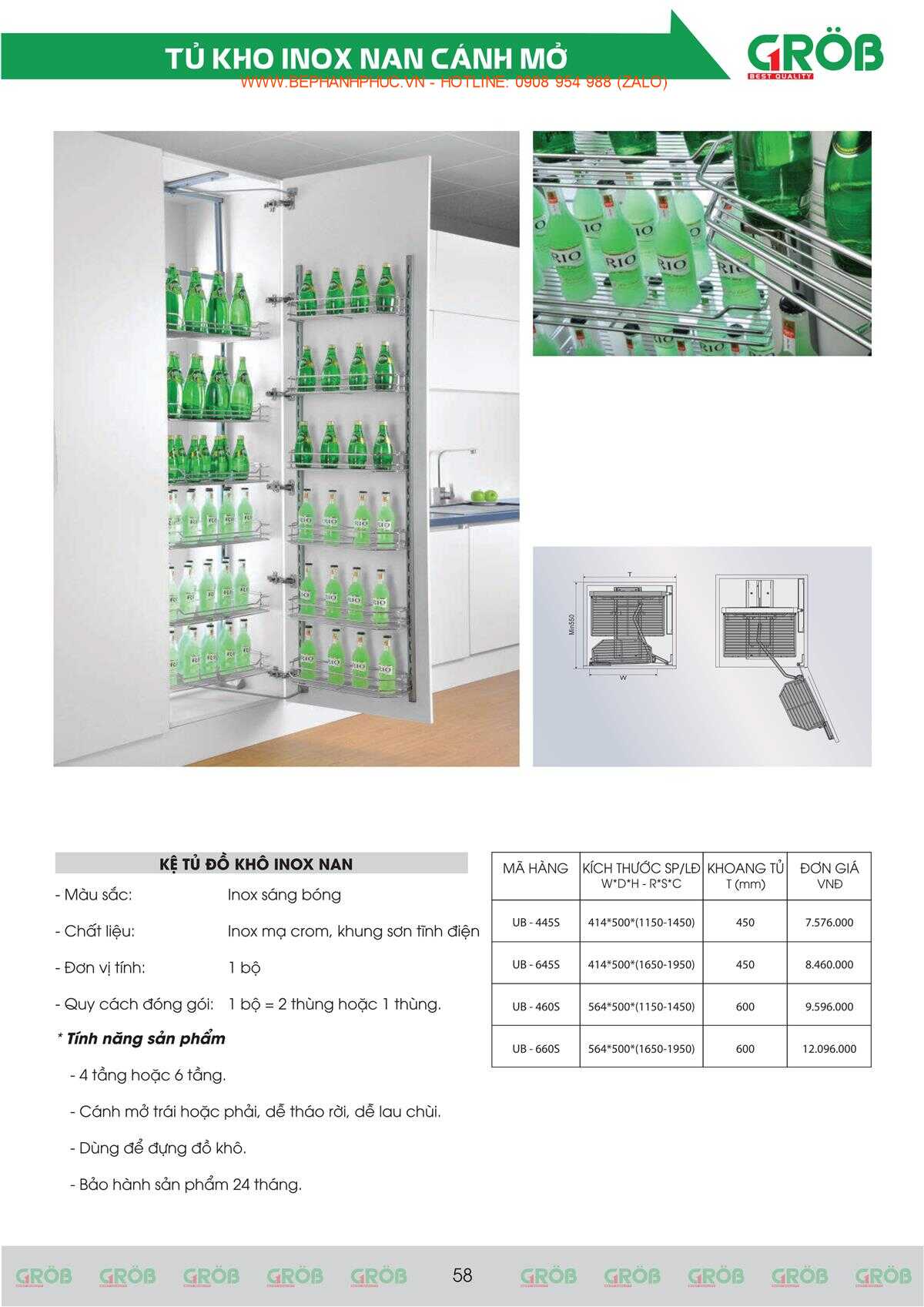 E-Catalogue Grob - Tiện nghi Bền đẹp Thời trang