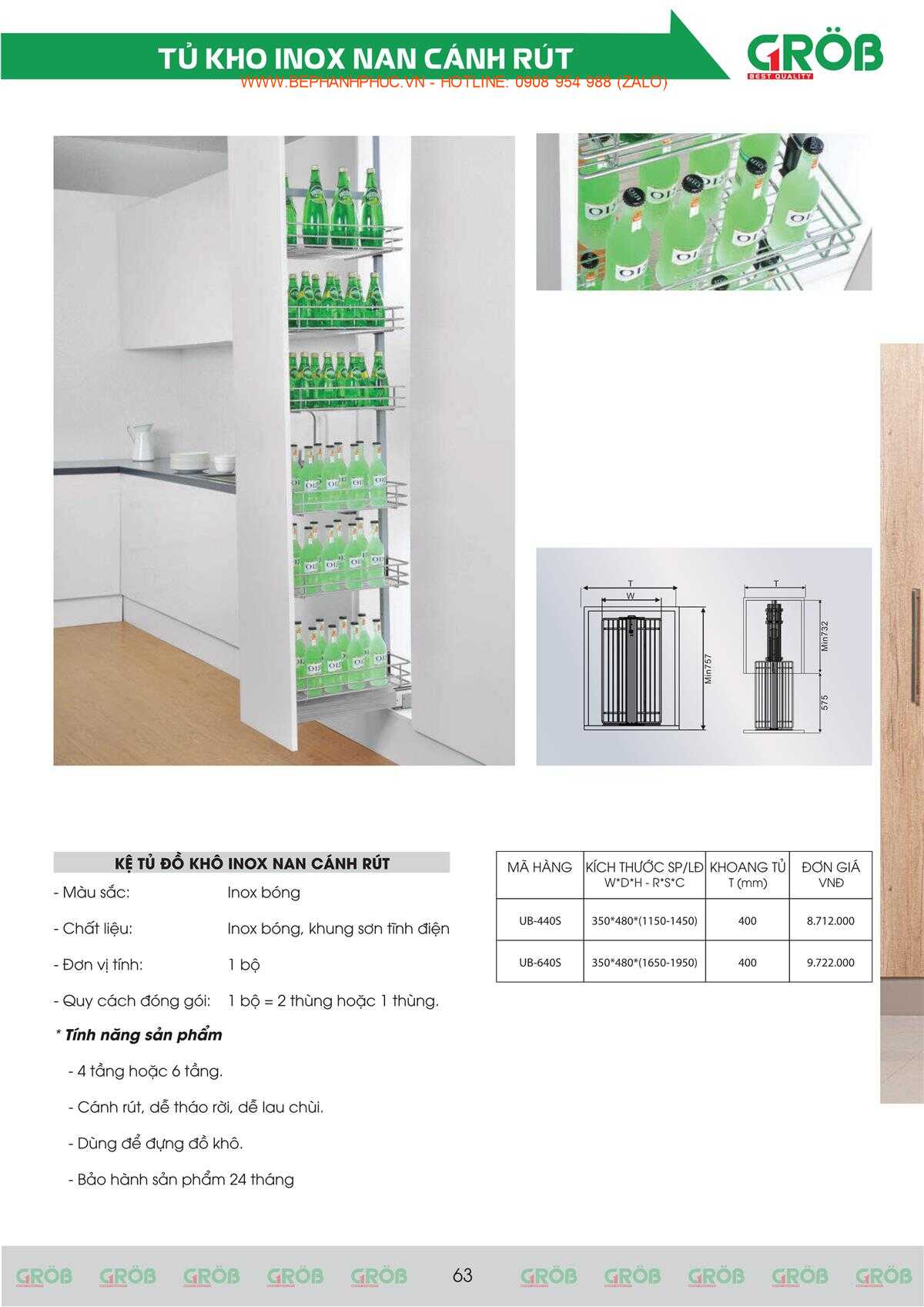 E-Catalogue Grob - Tiện nghi Bền đẹp Thời trang