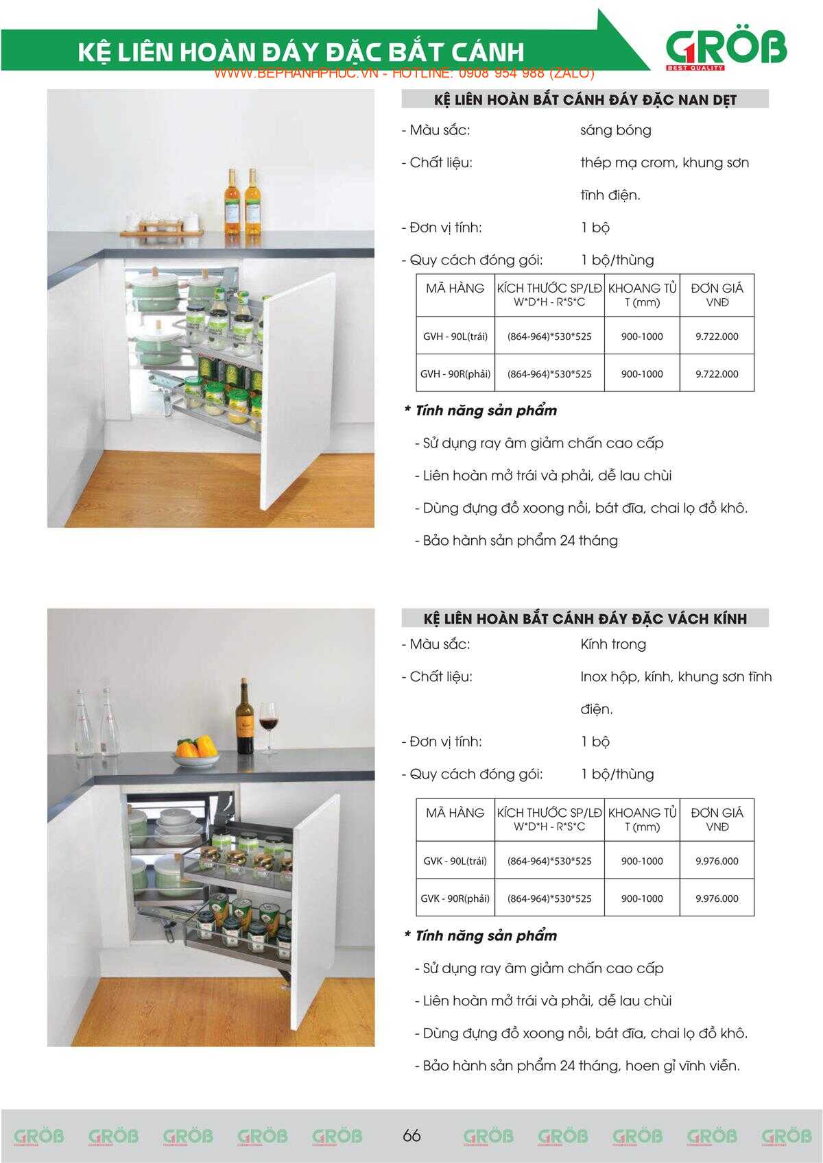 E-Catalogue Grob - Tiện nghi Bền đẹp Thời trang
