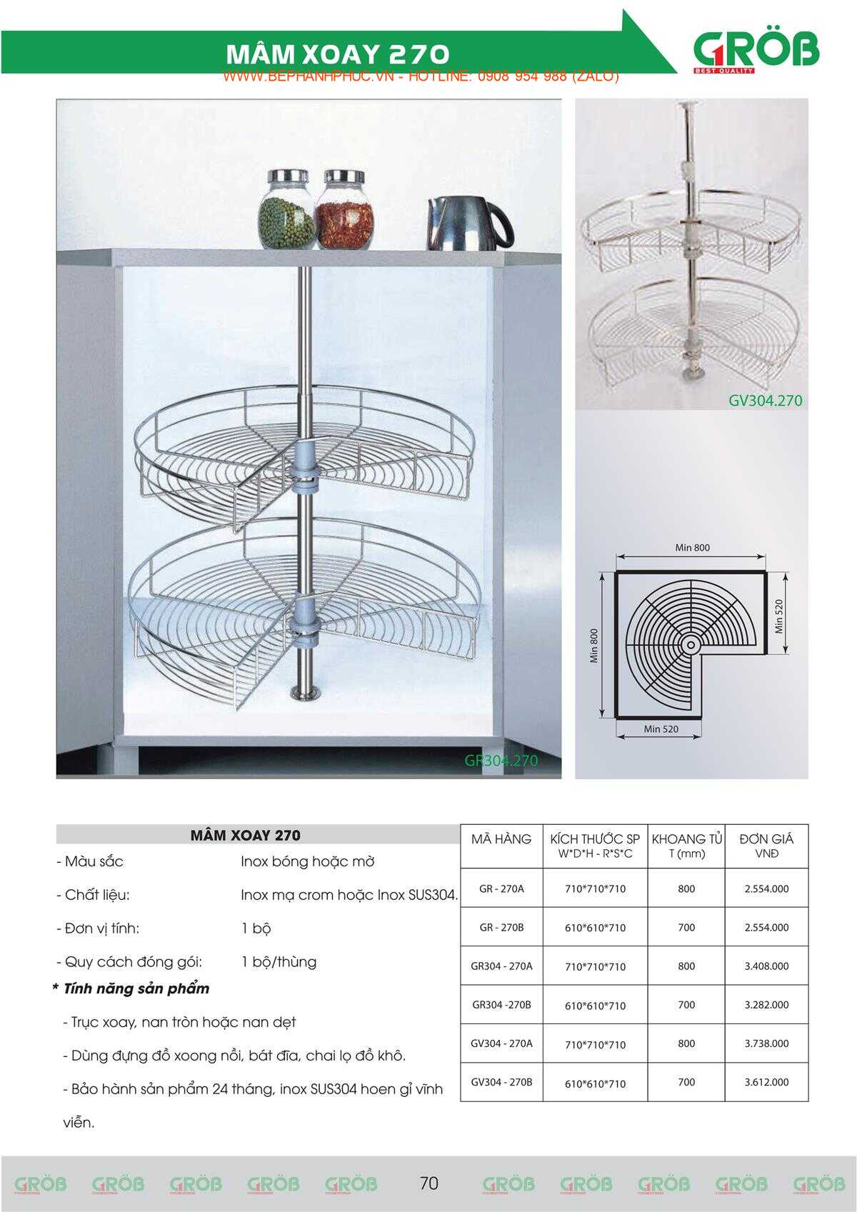 E-Catalogue Grob - Tiện nghi Bền đẹp Thời trang