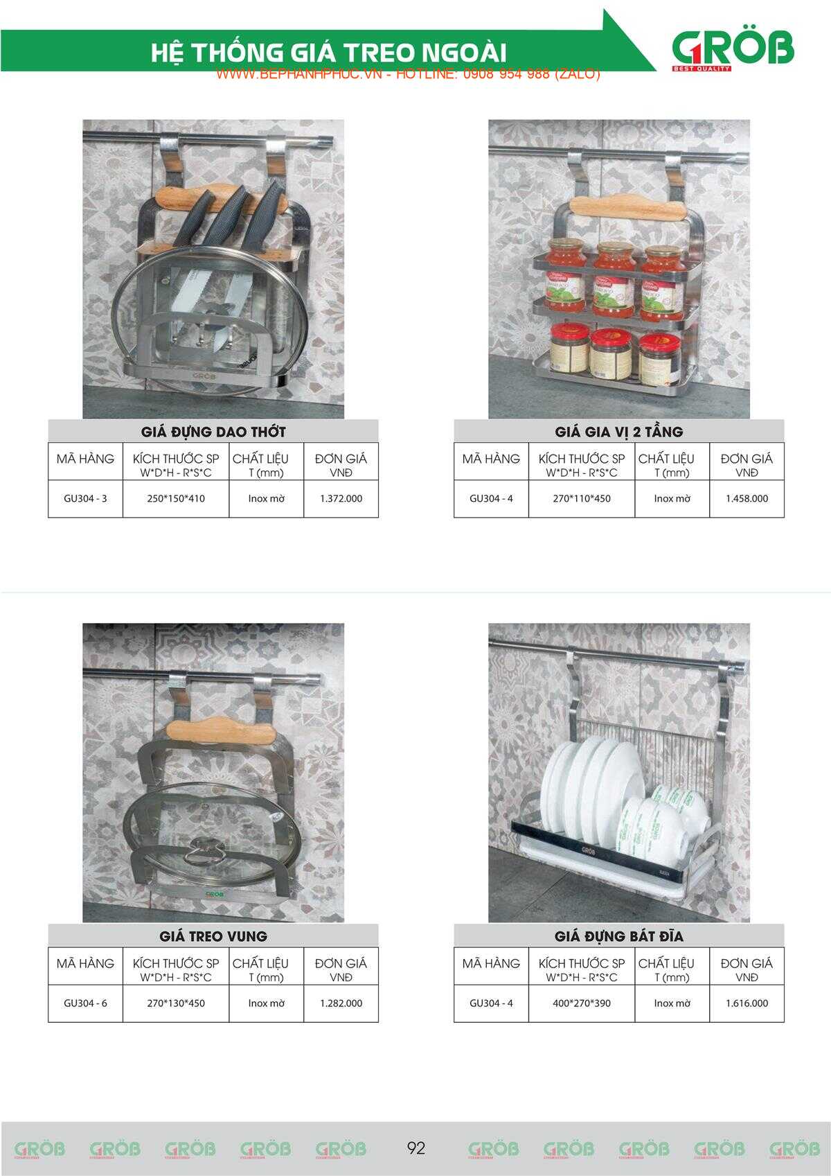 E-Catalogue Grob - Tiện nghi Bền đẹp Thời trang