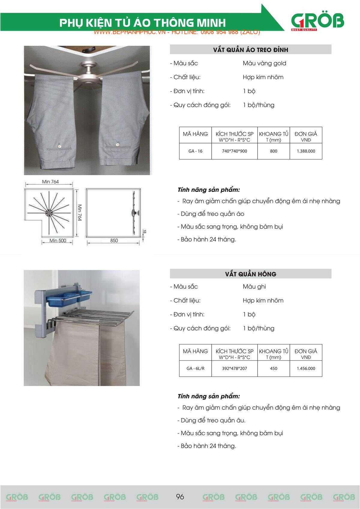 E-Catalogue Grob - Tiện nghi Bền đẹp Thời trang