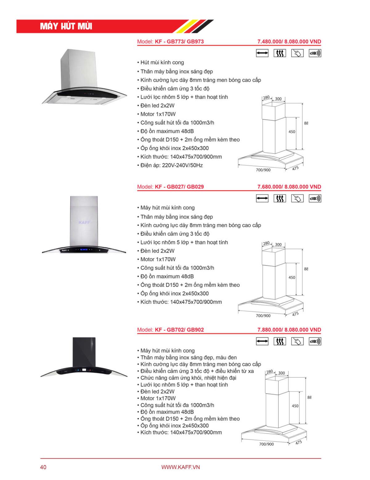 Catalogue Kaff Online - Thương hiệu cao cấp chất lượng