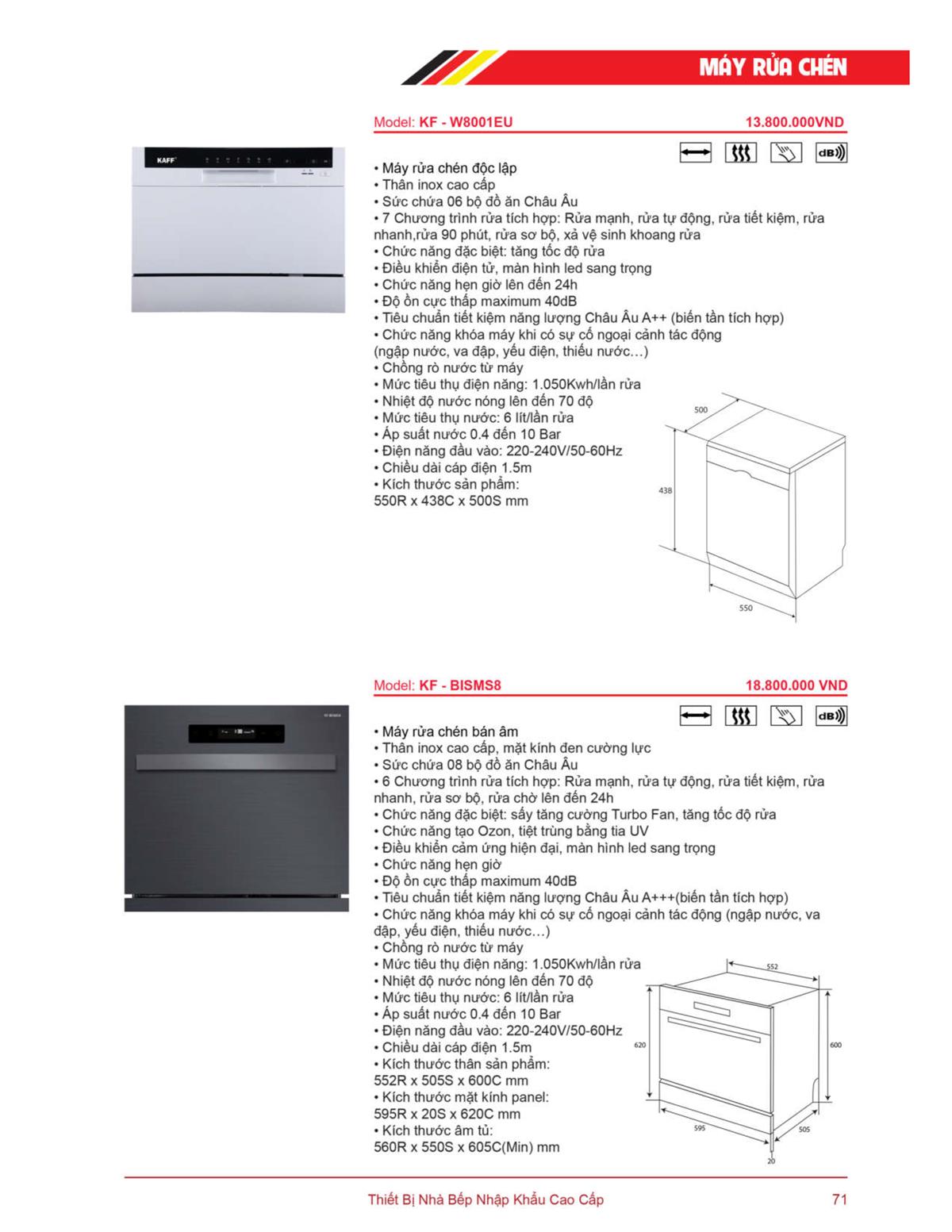 Catalogue Kaff Online - Thương hiệu cao cấp chất lượng