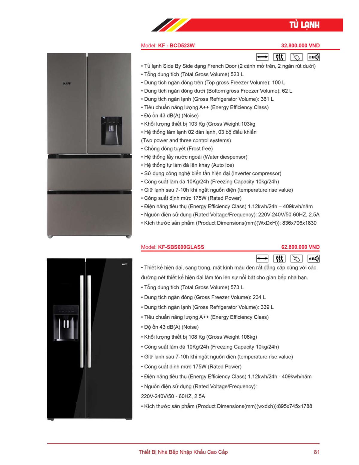 Catalogue Kaff Online - Thương hiệu cao cấp chất lượng