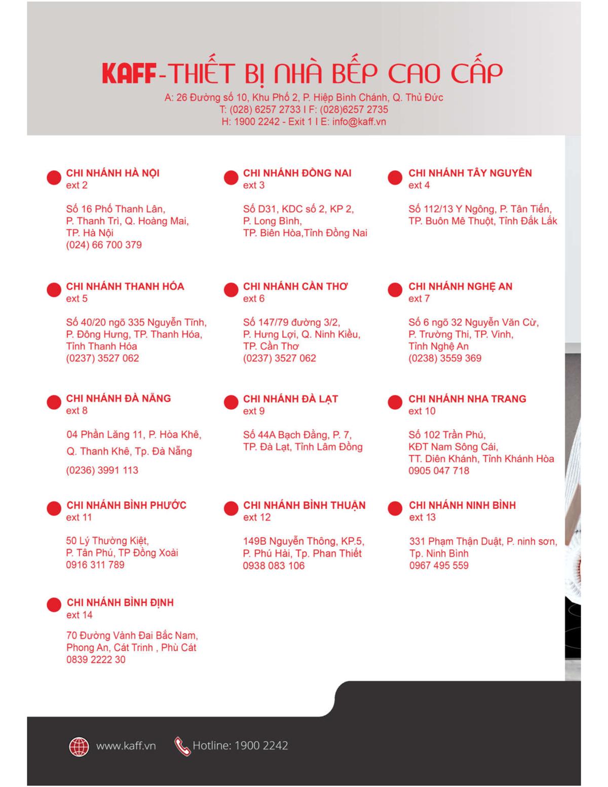 Catalogue Kaff Online - Thương hiệu cao cấp chất lượng