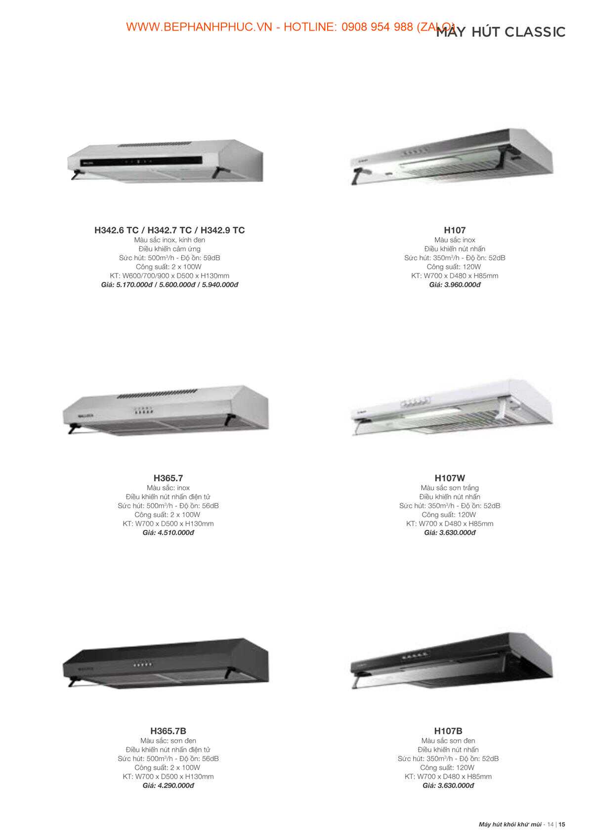 Catalogue Malloca Online - Thương hiệu số 1 VN