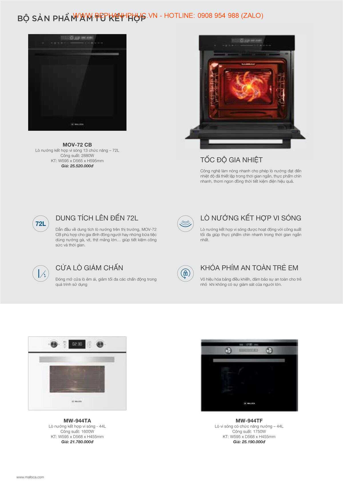 Catalogue Malloca Online - Thương hiệu số 1 VN