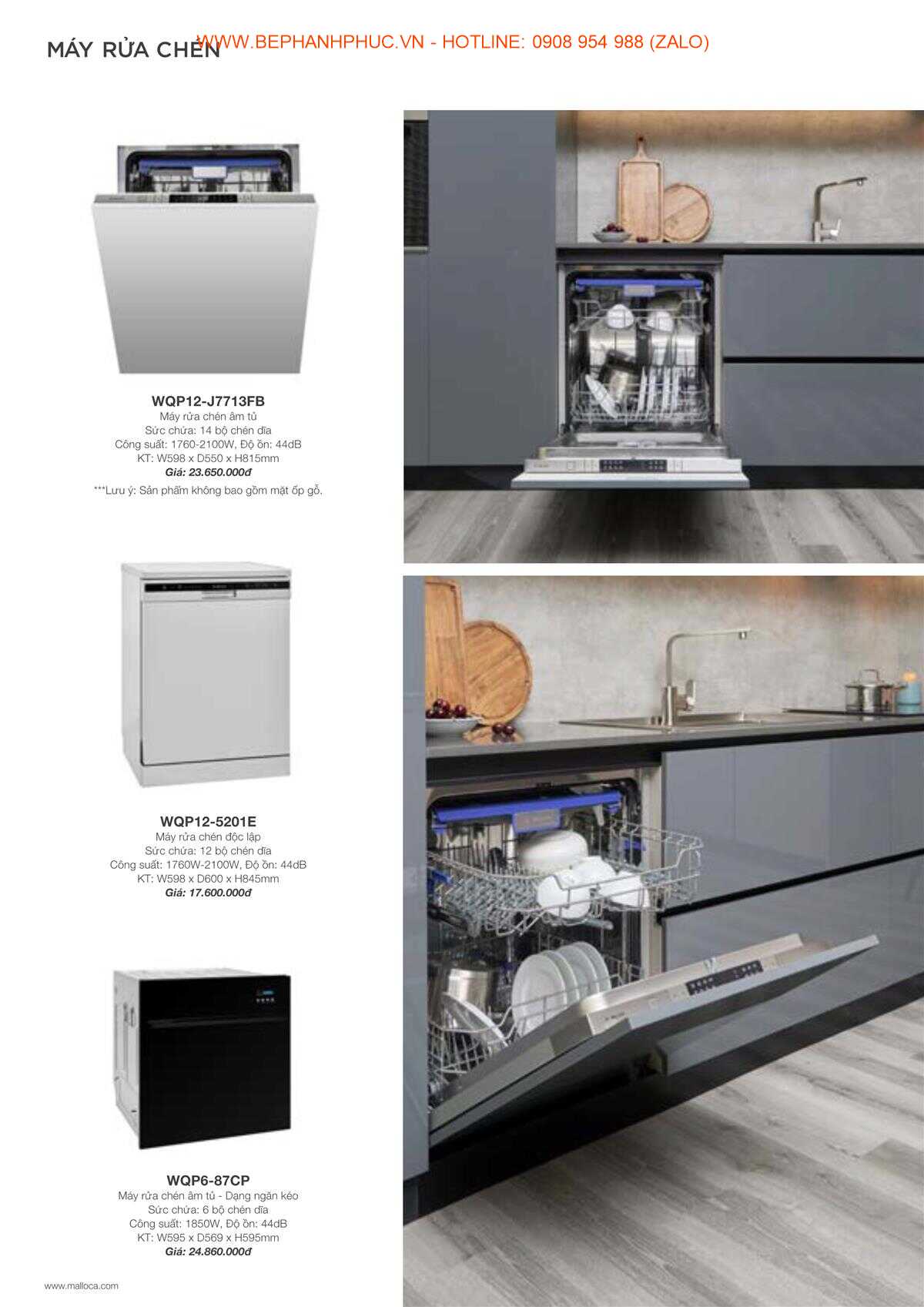 Catalogue Malloca Online - Thương hiệu số 1 VN