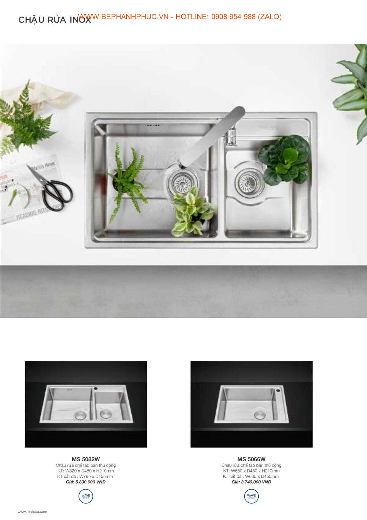 Catalogue Malloca Online - Thương hiệu số 1 VN