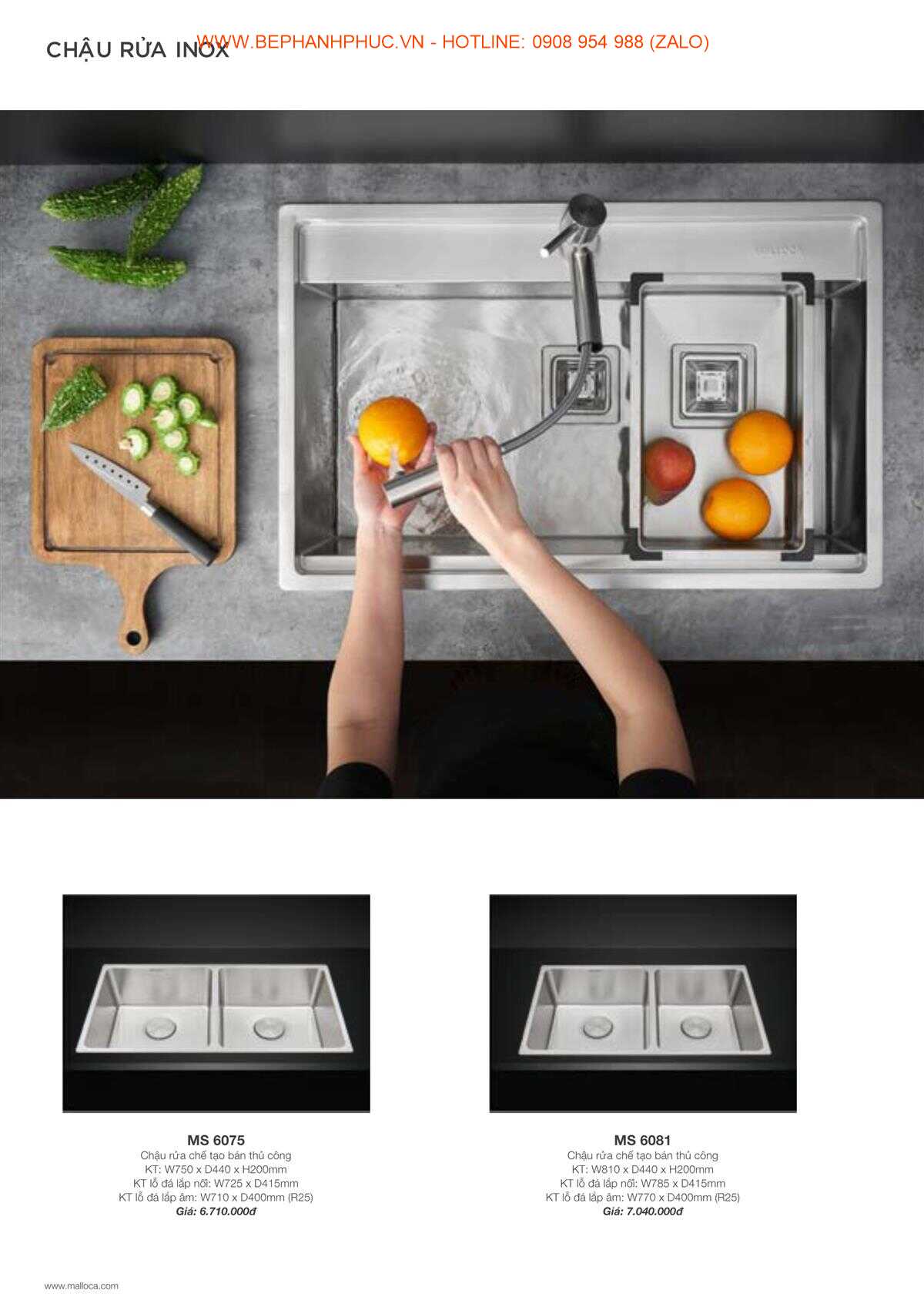 Catalogue Malloca Online - Thương hiệu số 1 VN