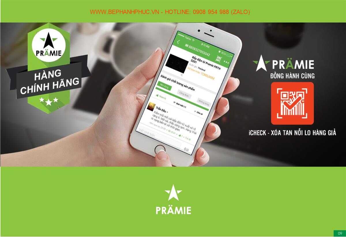 Catalogue Pramie Online - Công nghệ hiện đại thân thiện