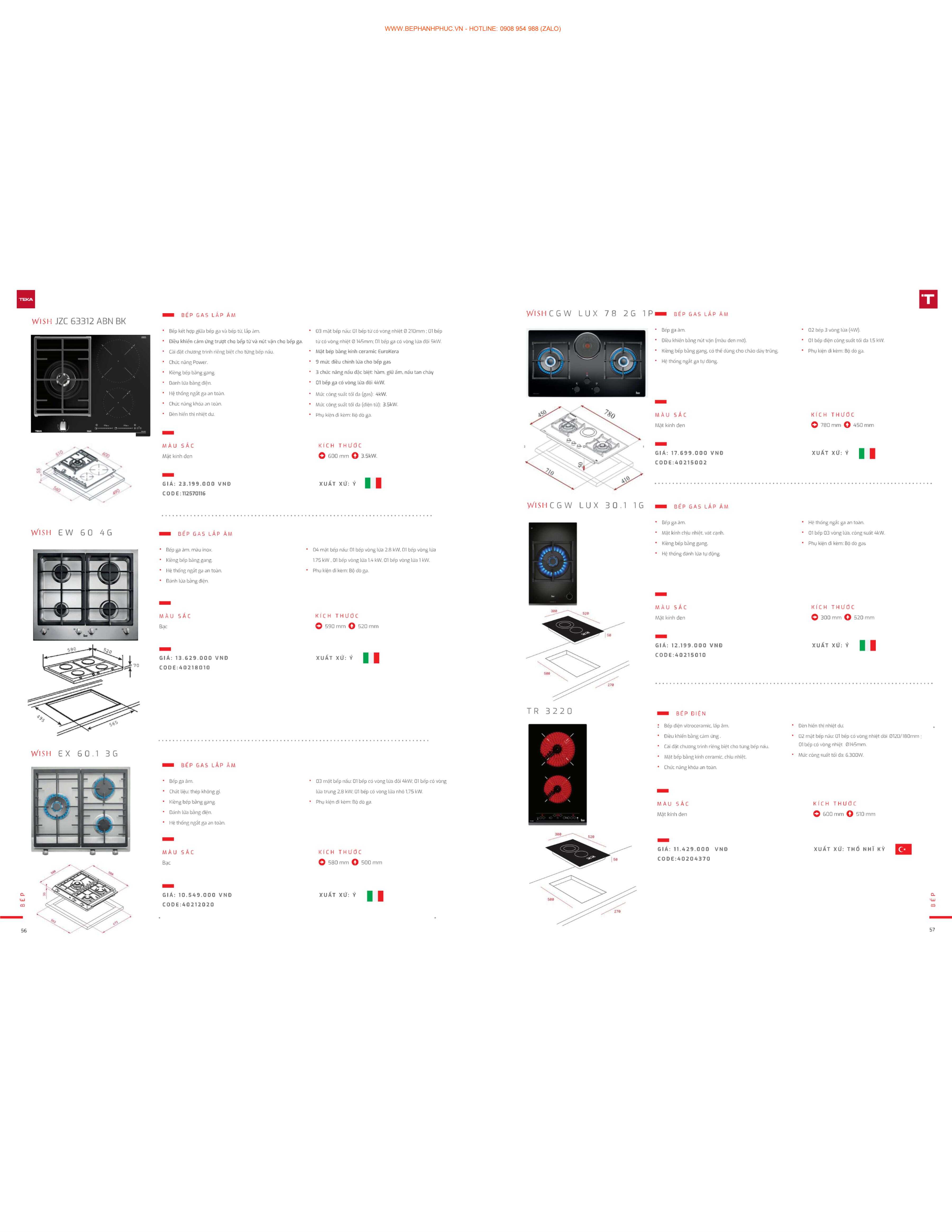 Catalogue Teka Online - Thương hiệu toàn cầu cao cấp