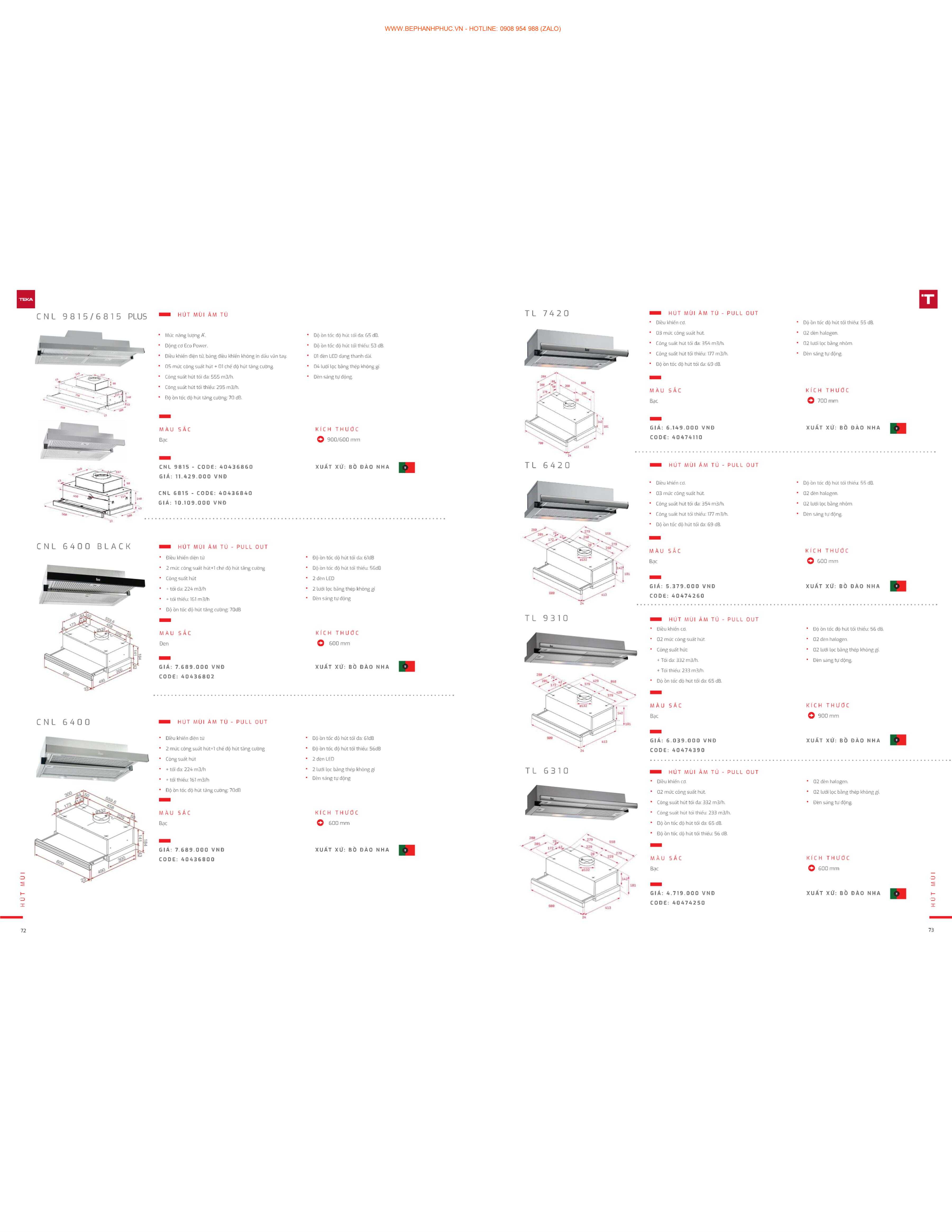 Catalogue Teka Online - Thương hiệu toàn cầu cao cấp