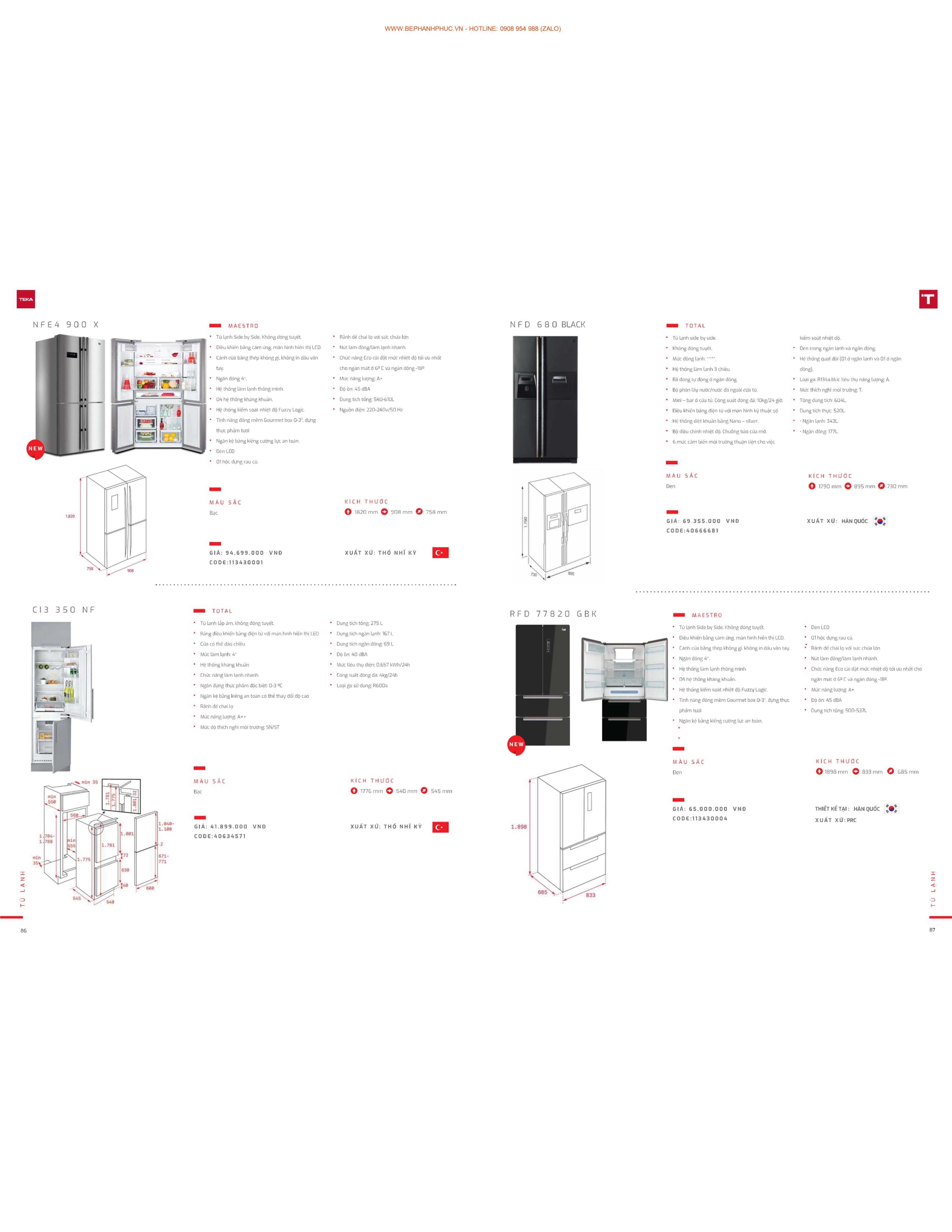 Catalogue Teka Online - Thương hiệu toàn cầu cao cấp