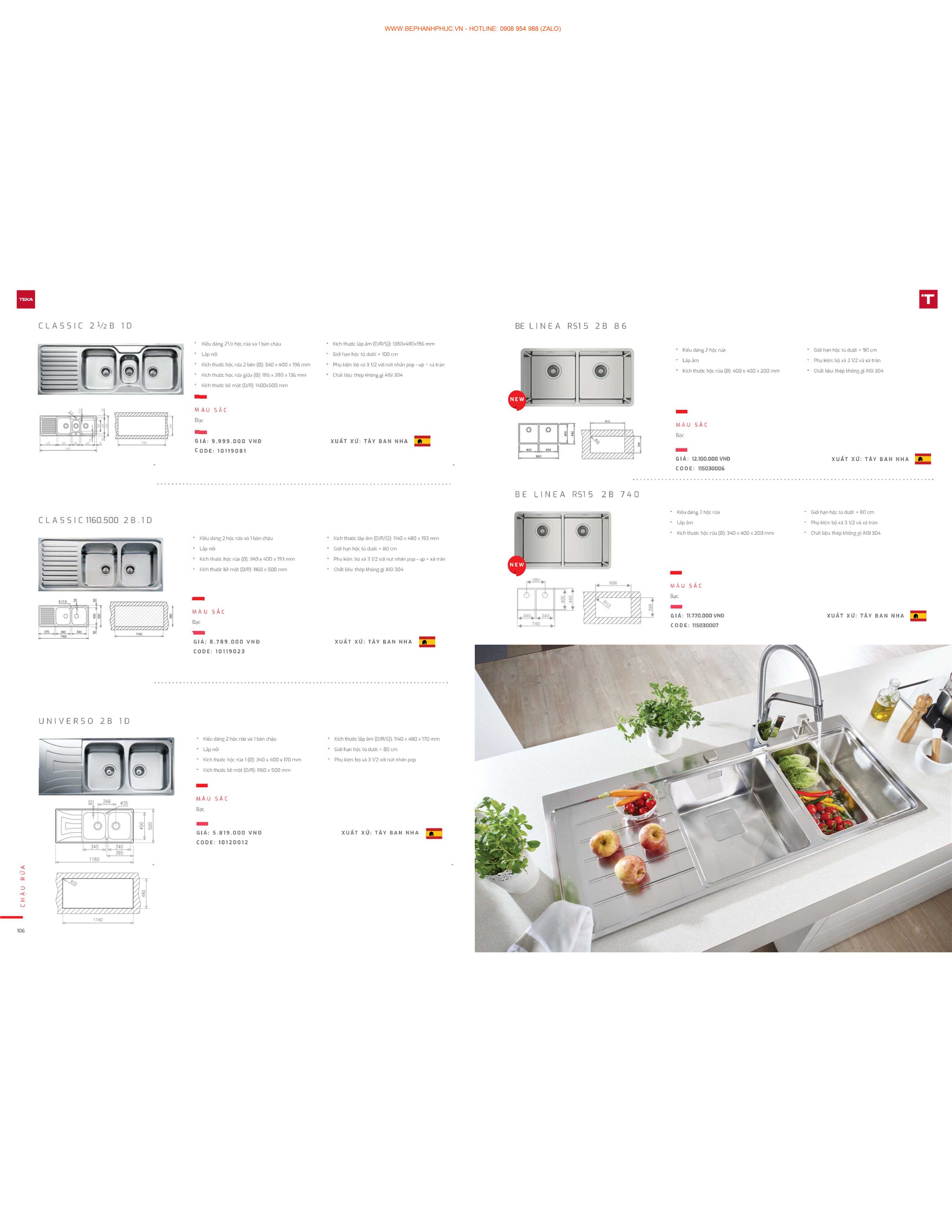 Catalogue Teka Online - Thương hiệu toàn cầu cao cấp