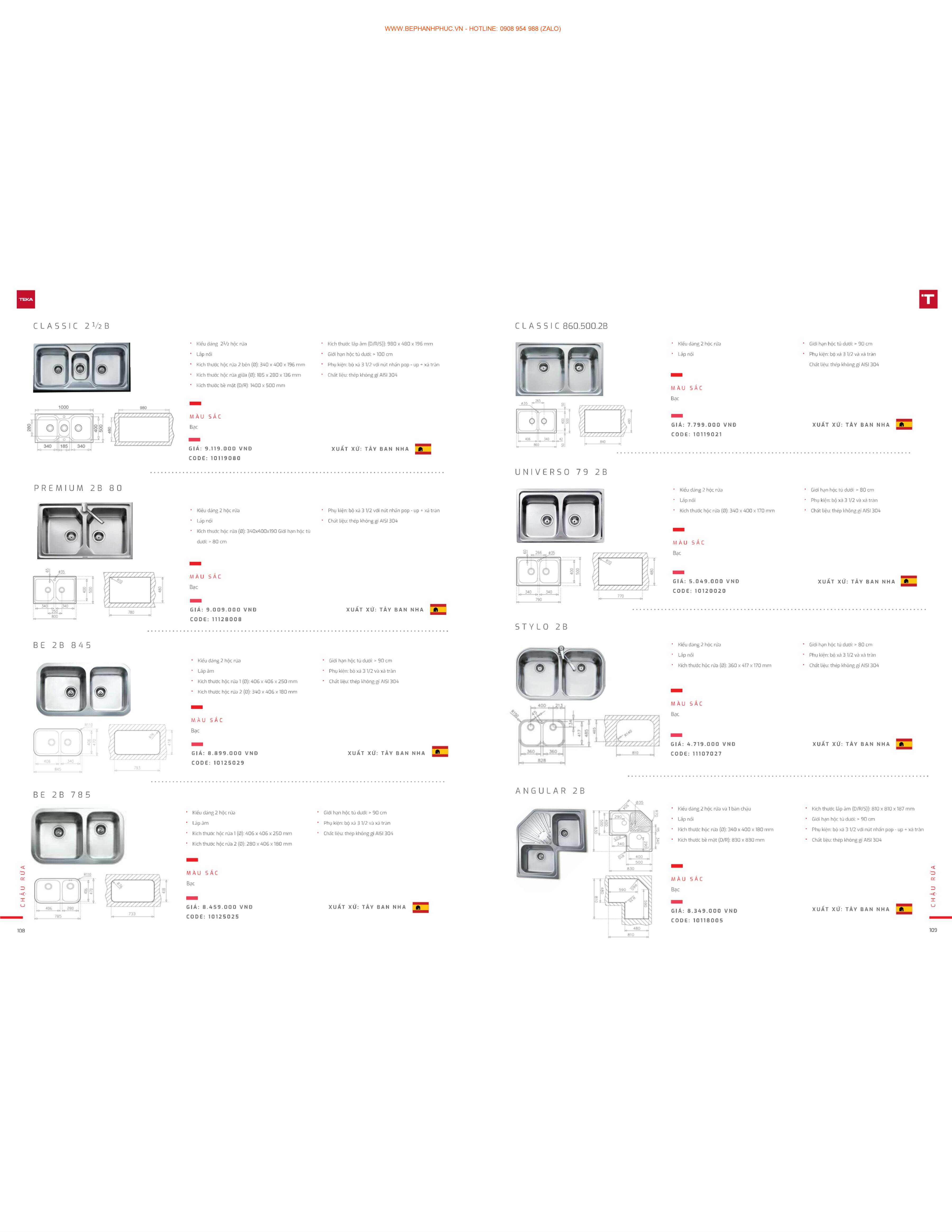 Catalogue Teka Online - Thương hiệu toàn cầu cao cấp