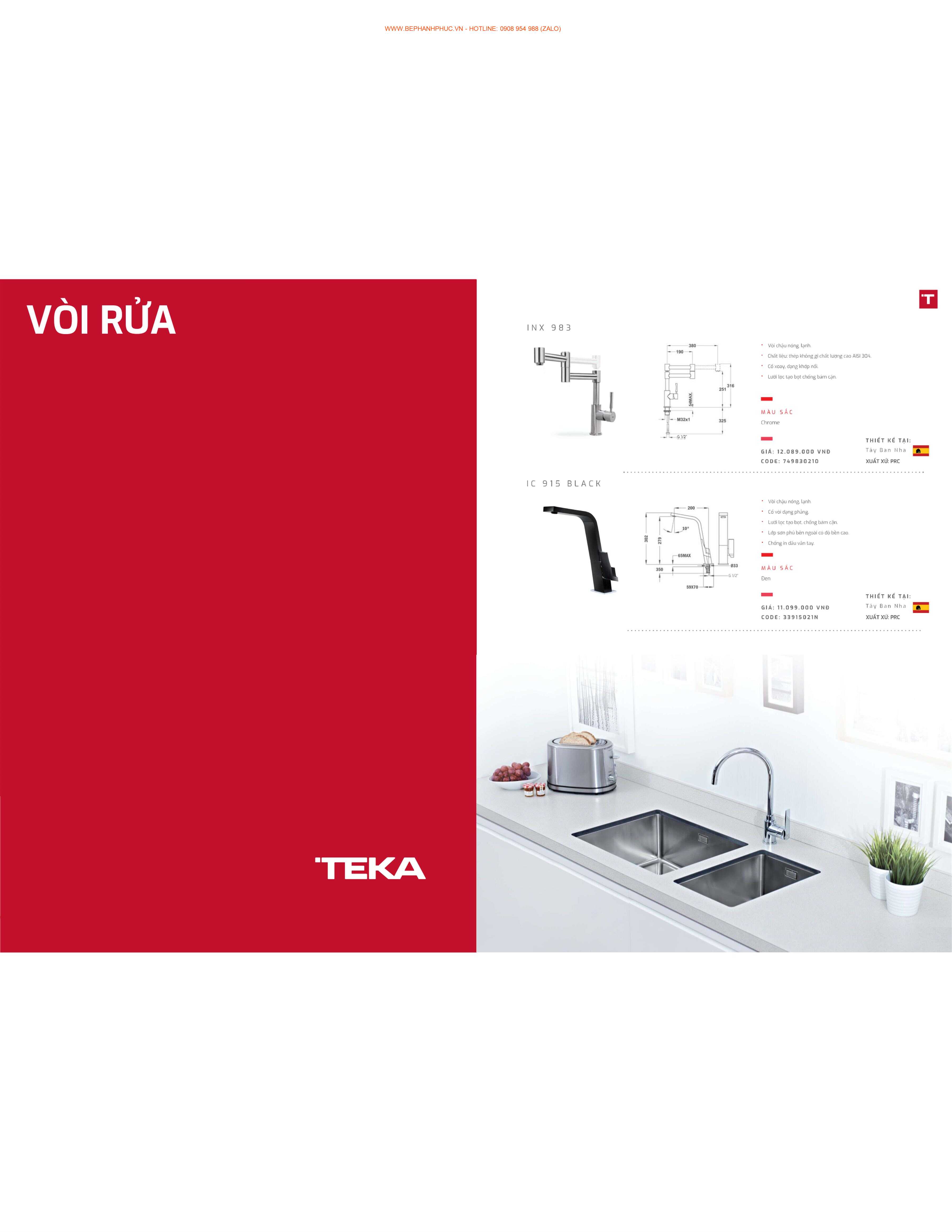Catalogue Teka Online - Thương hiệu toàn cầu cao cấp