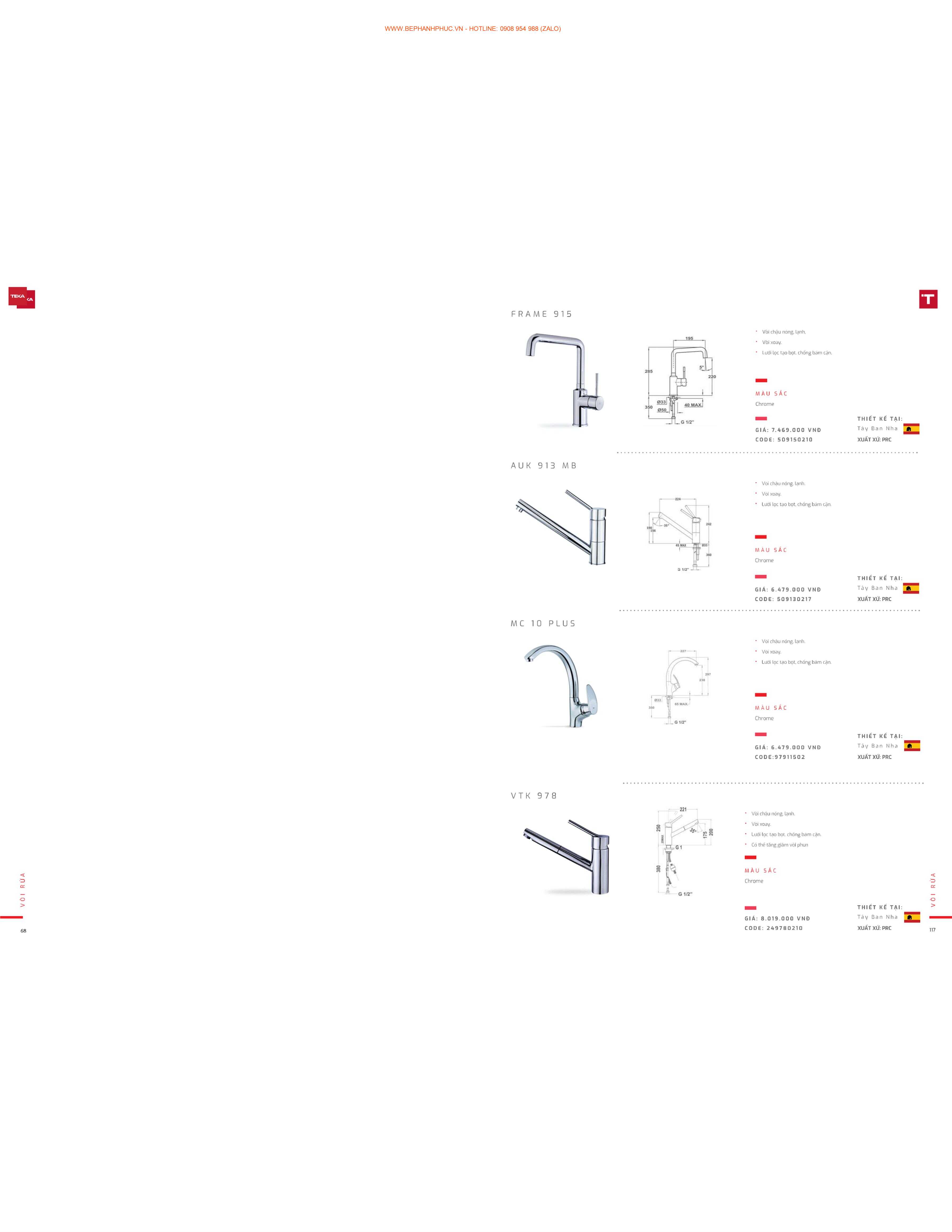 Catalogue Teka Online - Thương hiệu toàn cầu cao cấp