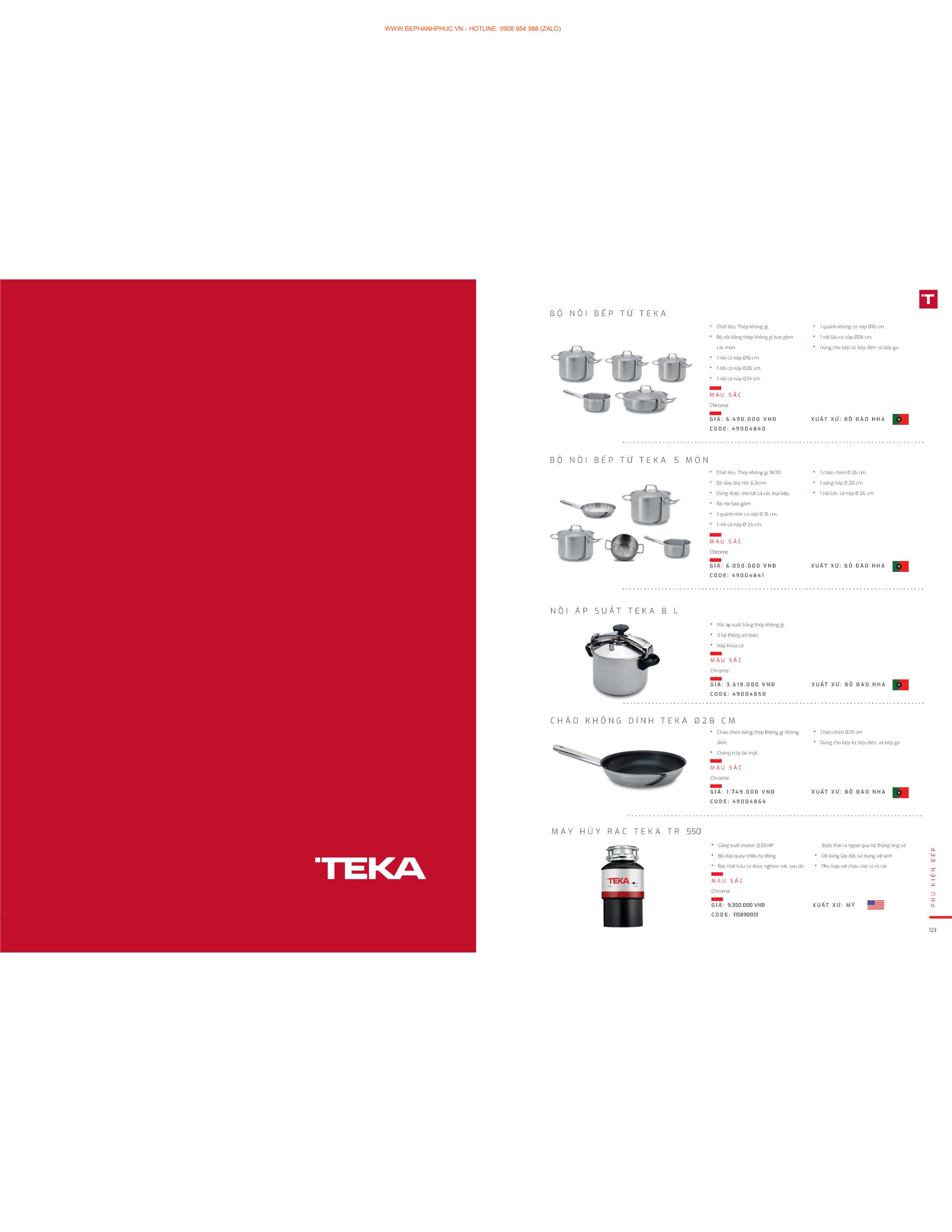 Catalogue Teka Online - Thương hiệu toàn cầu cao cấp