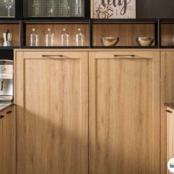 Tủ bếp chữ L chất liệu melamine vân gỗ KTB-L-20-03 9 Tủ bếp chữ L chất liệu melamine vân gỗ KTB-L-20-03