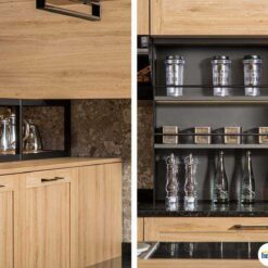 Tủ bếp chữ L chất liệu melamine vân gỗ KTB-L-20-03 8 Tủ bếp chữ L chất liệu melamine vân gỗ KTB-L-20-03