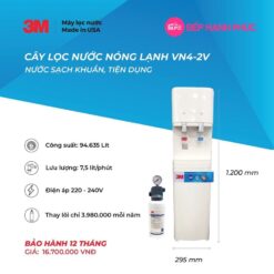 Cây lọc nước nóng lạnh 2 vòi (sử dụng 3M ICE140-S) - Nhập khẩu Mỹ 12 Cây lọc nước nóng lạnh 2 vòi