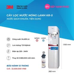 Cây lọc nước nóng lạnh Korea (sử dụng 3M ICE140-S) - Nhập khẩu Mỹ 13 Cây lọc nước nóng lạnh Korea