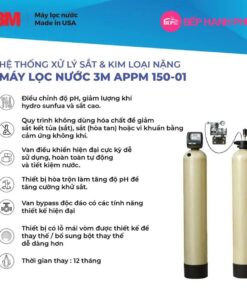 Combo máy lọc khử sắt và làm mềm nước tổng đầu nguồn