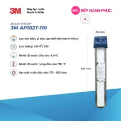 Combo máy lọc khử sắt và làm mềm nước tổng đầu nguồn - Nhập khẩu Mỹ 11 Combo máy lọc khử sắt và làm mềm nước tổng đầu nguồn