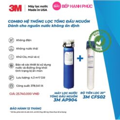 Combo máy lọc nước tổng đầu nguồn