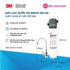 Máy lọc nước lắp dưới bồn rửa 3M BREW 120-MS - Nhập khẩu Mỹ 8 Máy lọc nước lắp dưới bồn rửa 3M BREW 120-MS