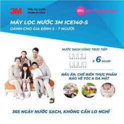 Máy lọc nước lắp dưới bồn rửa 3M ICE140-S - Nhập khẩu Mỹ 10 Máy lọc nước lắp dưới bồn rửa 3M ICE140-S