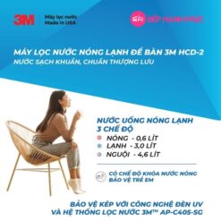 Máy lọc nước nóng lạnh để bàn 3M HCD-2 - Nhập khẩu Mỹ 13 Máy lọc nước nóng lạnh để bàn 3M HCD-2