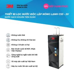 Thiết bị lọc nước nóng lạnh độc lập CS-2V (sử dụng 3M BREW120-MS) - Nhập khẩu Mỹ 11 Thiết bị lọc nước nóng lạnh độc lập CS-2V
