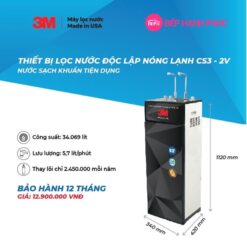 Thiết bị lọc nước nóng lạnh độc lập CS-2V (sử dụng 3M BREW120-MS) - Nhập khẩu Mỹ 12 Thiết bị lọc nước nóng lạnh độc lập CS-2V