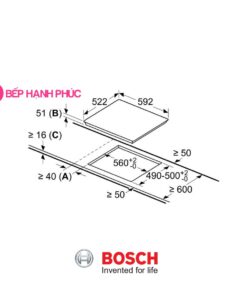 Bếp từ Bosch PVJ611FB5E