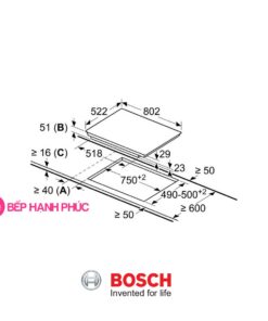 Bếp từ Bosch PVS831FB5E
