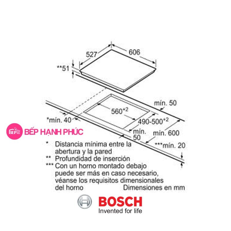 Bếp từ Bosch PXE675DC1E