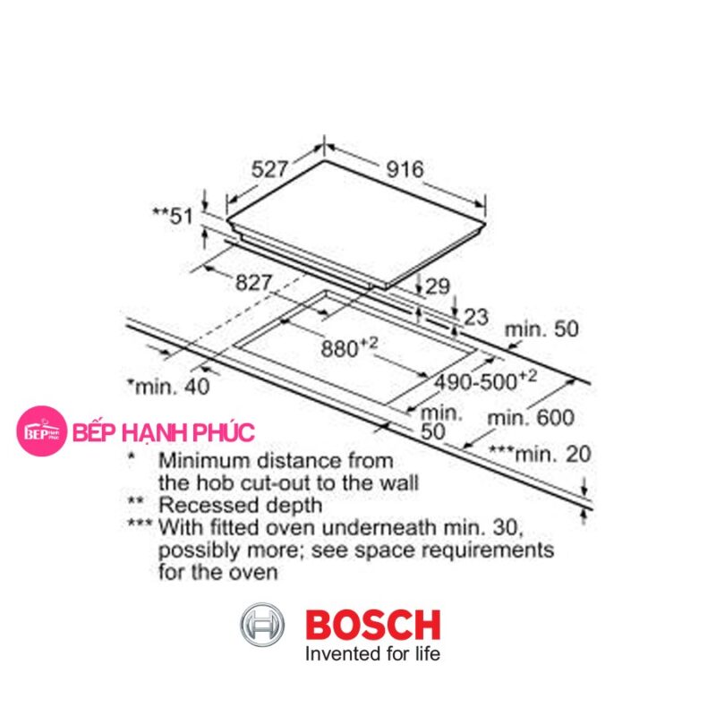 Bếp từ Bosch PXX975DC1E