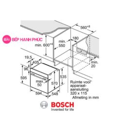 Lò nướng Bosch HBA534BS0A