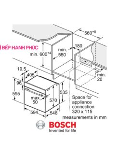 Lò nướng Bosch HBG5585S6B