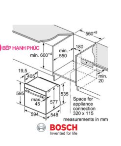 Lò nướng Bosch HBG633BS1A