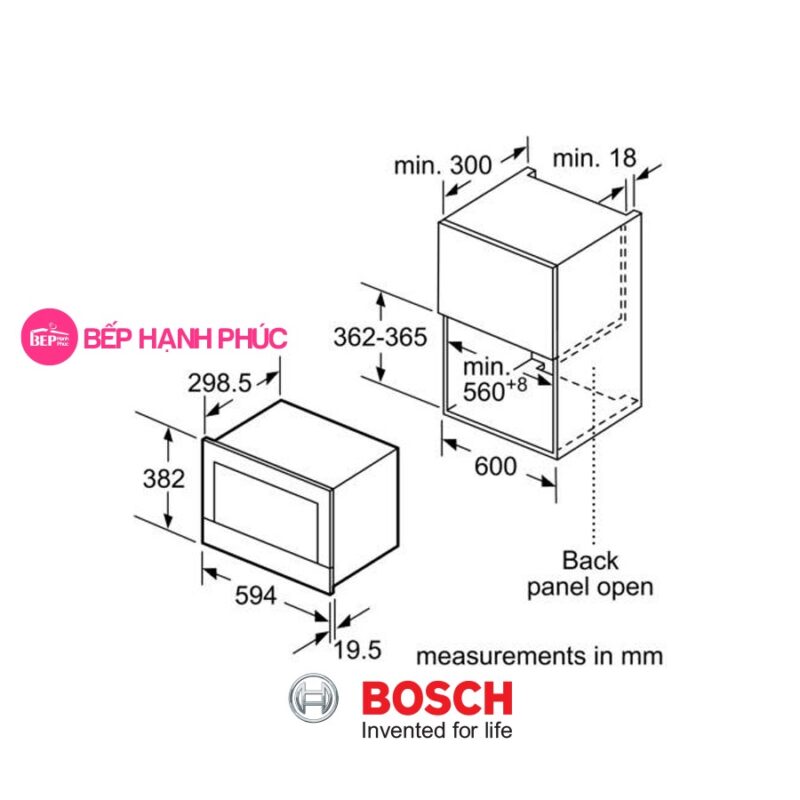 Lò vi sóng Bosch BFL634GS1B