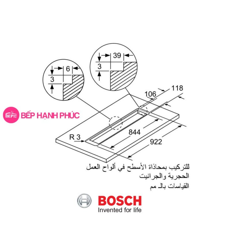 Máy hút mùi Bosch DDD97BM60B