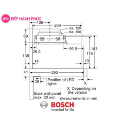 Máy hút mùi Bosch DFM063W56B