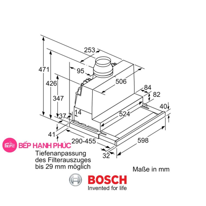 Máy hút mùi Bosch DFS067K51